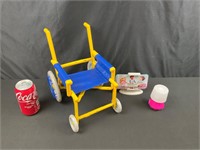 American Girl Doll Wheel Chair and Accessories