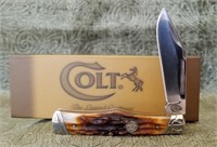 Colt CT201 Stag Handle Pocket Knife