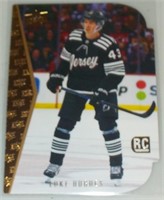 Luke Hughes UD Die Cut Rookie card RDT-2