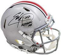 Eddie George Autographed Ohio State Silver  Helmet