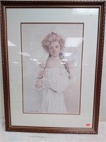 Framed Marilyn Dwyer Mason numbered artwork