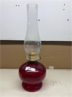 EAGLE OIL LAMP RED 8" X 5" DIA. W/O GLOBE