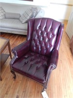 Highback leather chair