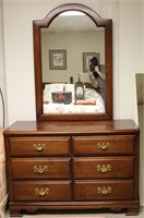 Dixie Wooden Dresser w/ Mirror