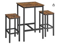 VASAGLE Bar Table and Chairs Set, Dining Table