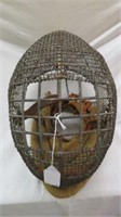 VINTAGE WW II FENCING HELMET 14"T