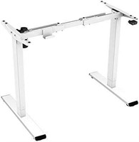 H Adj Standing Desk Frame Electric 39.3x19.6x28"Wh