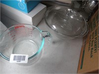 Pyrex Covered Dish & Measuring Cup