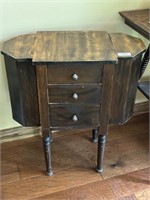 Antique Wood Martha Washington Sewing Cabinet