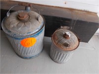 2 Old Kerosene Cans