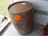 Socony 55 Gal. Iron Drum