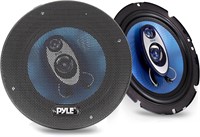 USED-Pyle PL63BL Car Stereo Speaker 180W
