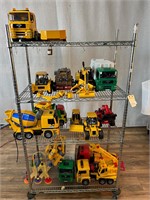 Construction Toy Trucks Aprox 14 pc
