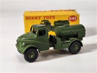 VINTAGE DINKY TOYS 643 ARMY WATER TANKER W/ BOX
