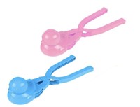DAISM SET OF 2 DUCK SHAPED SNOWBALL MAKERS (PINK