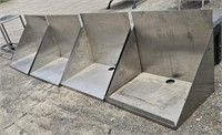4 Stainless Steel Shelves