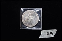 1972 Universario Coin .999 Fine Silver