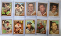 1962 Topps Baseball Card Lot of 10