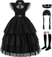 Avady Girls Black Dress Up Kids