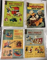 4 Gold Key Comics(1955,1962,1963,1964)