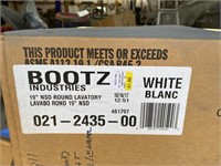 Bootz 19'' round lavatory, white