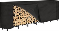 NEW $135 8ft Firewood Rack With Cover