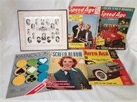Vintage auto age magazines