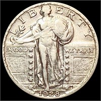 1928-S Standing Liberty Quarter NEARLY