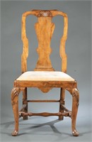 3 Queen Anne dining chairs.