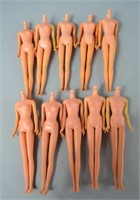 10pc Vtg Barbie Francie Doll Body Lot