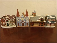 Illuminated Christmas villages**