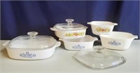 Lot Vintage CORNING Casserole Dishes Bowls
