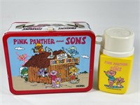 VINTAGE PINK PANTHER & SONS LUNCHBOX & THERMOS