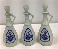 Jim Beam Vintage White Milk Glass