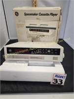 GE Spacemaker Radio/Cassette Player