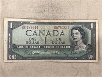 Canada 1 Dollar Banknote Queen Elizabeth II