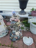 Stone Birdbath Base