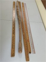 Yardsticks, walking stick