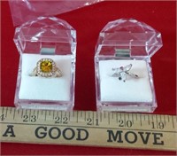 Ring Lot with Cases size 7