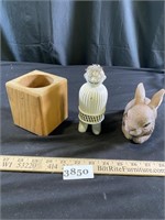 Ceramic Pop Art Planter & Bunny & More