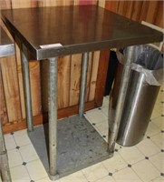 Stainless steel work table 2'x2'