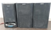 Lot of 3 Sony Speakers