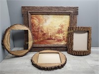 4 Wood-Look Picture Frames