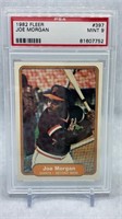 1982 Fleer #397 Joe Morgan PSA 9 baseball card