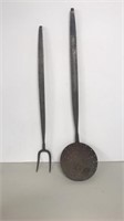Vintage Meat fork and meat laddle