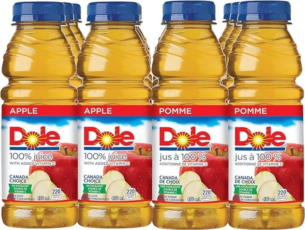 Dole 100% Apple Juice from Concentrate, 450 ml