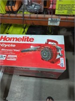 Homelite 2 cycle gas blower/Vac