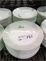 60 White Porcelain 260mm Dinner Plates