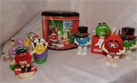 1998 Happy Holidays Tin w/ Ornaments & Toys