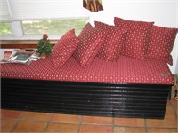 Beadboard bench and blanket box